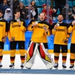 GANGNEUNG, SOUTH KOREA - FEBRUARY 25: Team Germany celebrates with their silver medals during gold medal round action at the PyeongChang 2018 Olympic Winter Games. (Photo by Matt Zambonin/HHOF-IIHF Images)

